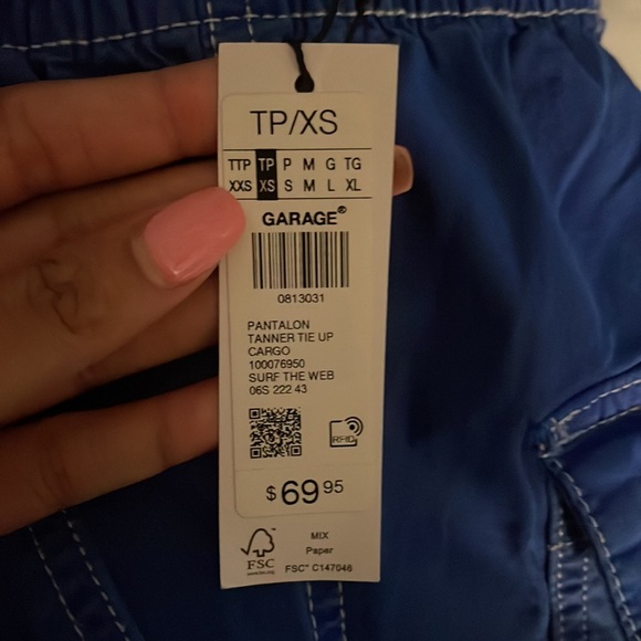 Blue Cargo pants - Picture 3 of 4